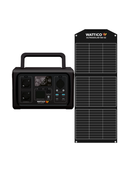 Солнечный генератор WATTICO HOME 600 PRO + ULTRASOLAR 150S2
